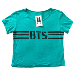 Remera corta BTS Importada - Talle S/M