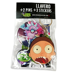 Set Llavero Rick and Morty