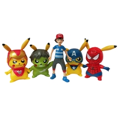 Figuras Pokemon Pack Avengers Crossover