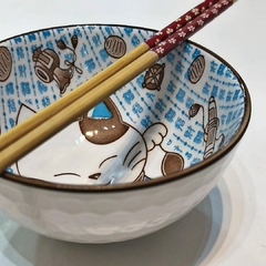 Set Bowls Neko Estilo Japones - GREEN GOBLIN STORE