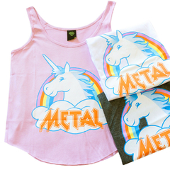 Musculosa Metal Unicorn Talle M/L