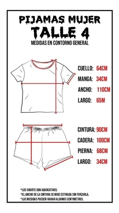 Pijama Premium Lily Munster | Talle 4 - comprar online