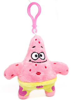 Peluche c/ llavero Patricio Bob Esponja 12cm