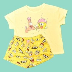 Pijama BOB ESPONJA - Talle 36 a 40