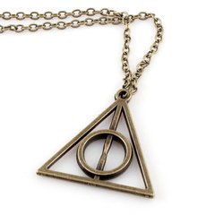 Colgante HARRY POTTER Reliquias Color Bronce