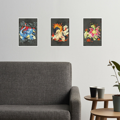 3 Posters | Pokemon Art Gen2 3rd Stages en internet