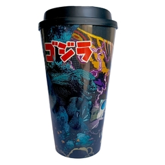 Vaso con Tapa Godzilla Oficial