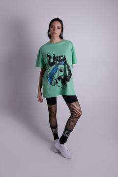 Remera Oversize Skull Head en internet