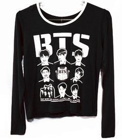 Remera BTS Manga larga Importada