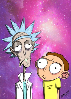 POSTERS Rick and Morty en internet