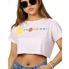 Remera Top Ancho Pac-Man | Talle M a XXL