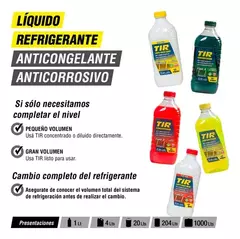 Liquido Refrigerante Anticongelante Tir Concentrado Bardahl Verde 1l - comprar online