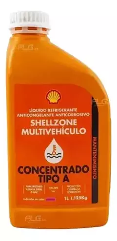 Refrigerante Para Motos Shell Multivehiculo Concetrado Tipo A 1L