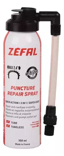 Sellador Repara Tubeless Bicicleta Aerosol Zefal 100ml V1219