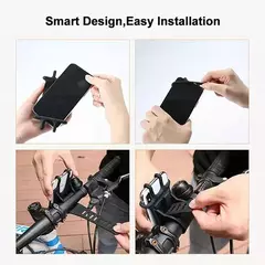 Imagen de Soporte Porta Celular Bici o Moto Manubrio Soporte Silicona