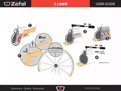 Banda Protector Anti-pinchazos Zefal Fran Mtb Violeta 50mm - comprar online