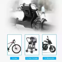 Soporte Porta Celular Bici o Moto Manubrio Soporte Silicona - tienda online