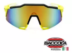 Gafas De Protección Color Negro y Amarillo Baccola Protezione 8119-02