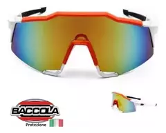 Gafas De Protección Color Naranja Y Blanco Baccola Protezione 8119-05
