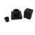Kit Chuveiro Ducha Quadrado Gás e Solar + 2 Acabamentos Registro Preto Fosco ABS - loja online