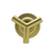 Imagem do Acabamento Registro Banheiro Lavatório Dourado Gold Fosco Pressão e Gaveta Padrão Deca 16 Estrias Luxo