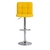 Banqueta Giratória Gomos PU com Base Aço Cromado - Hale - comprar online