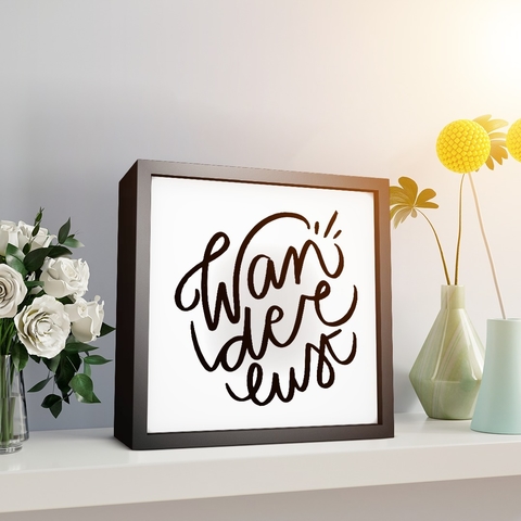 Luminária Quadrinho Wanderlust