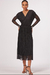Saia Maxi Midi em tule listrado com lurex - comprar online