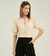 Blusa manga curta bege - comprar online