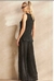 Calça em malha canelada com lurex preto - comprar online