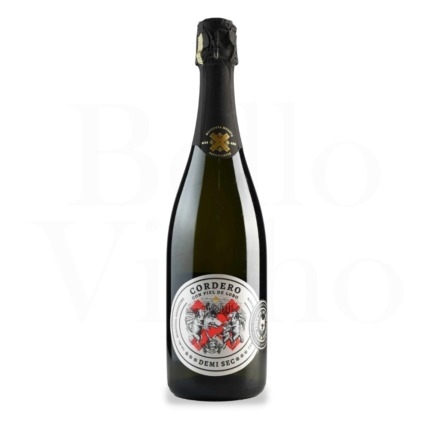 VINHO ESPUMANTE BRANCO CORDERO CON PIEL DE LOBO DEMI SEC 750 ML