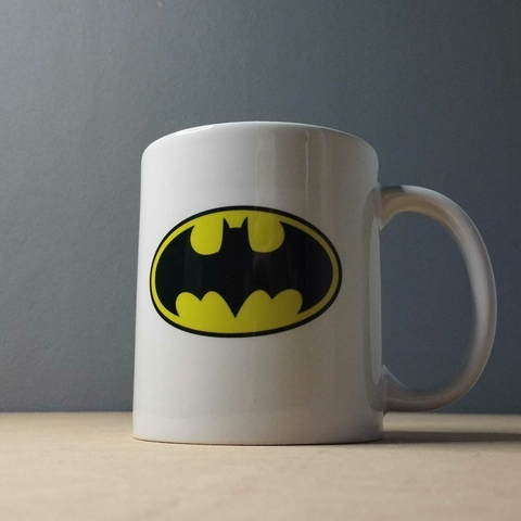 Taza de cerámica con logo batman clásico