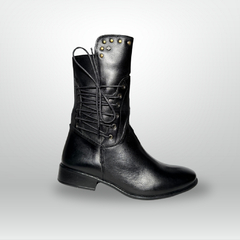 BOTA FEMININA COURO PERLATTO