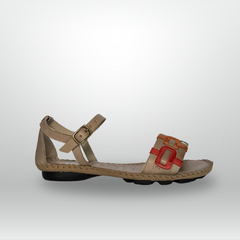 SANDÁLIA FEMININA COURO LA ROSE - comprar online
