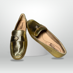 MOCASSIM FEMININO COURO COMFORT FLEX - La Rose Calçados