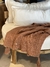 Manta Ladrillo con borlas - comprar online