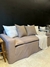 Sillón enfundado tusor con apoya brazos