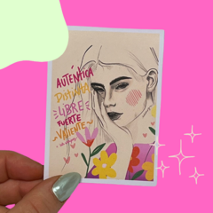 Sticker "Auténtica"