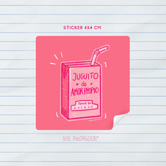 Sticker "Juguito de Amor propio"