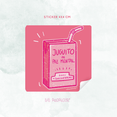Sticker "Juguito de Paz mental"
