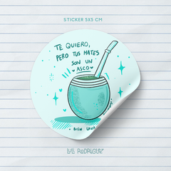 Sticker "Mates feos"