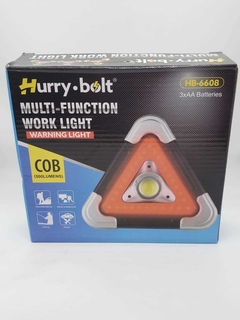 Baliza triangulo chica usb, pila, solar