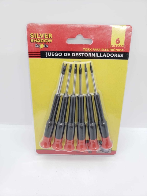 Destornillador para electronica torx 6pc