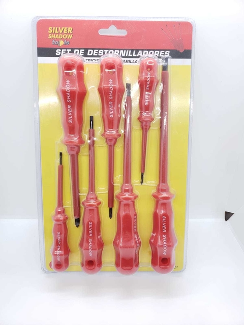 Destornillador aislados 7 pc