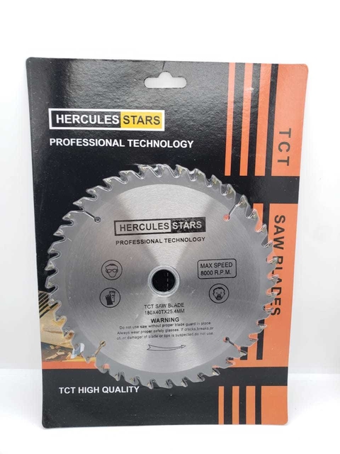 Disco widia 180mm x 40 dientes