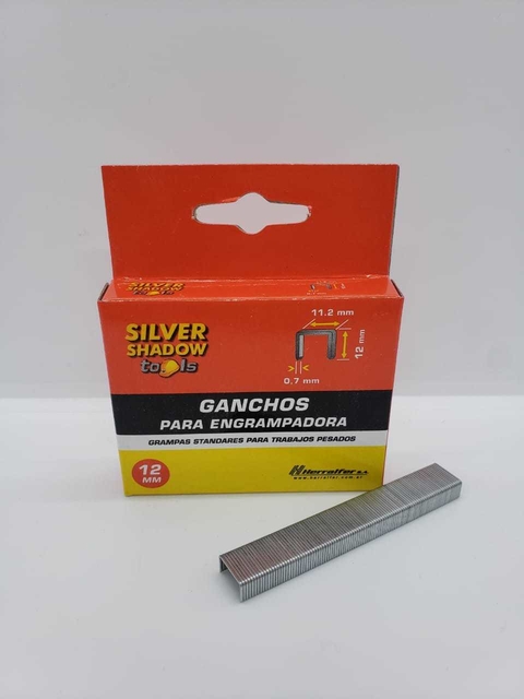 Grampas ganchos para engrampadora 12mm