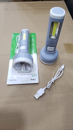 Linterna led rec-usb 2 en 1