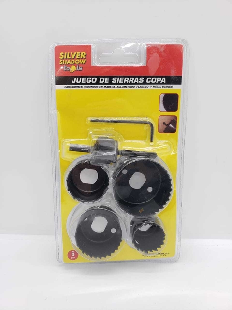 Mecha copa set 6pc para madera