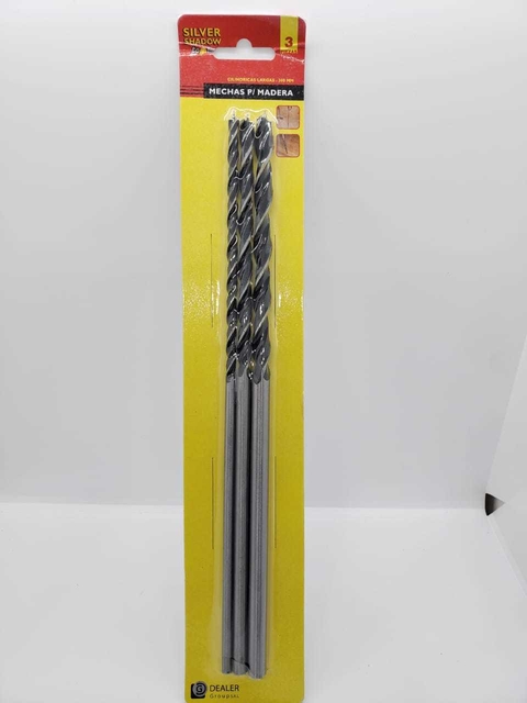 Mecha para madera larga 3 pc - comprar online
