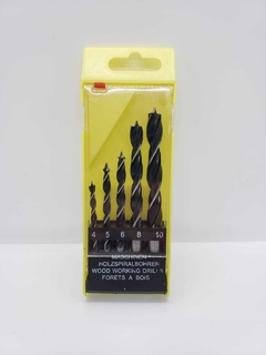 Mecha para madera 5pc en estuche
